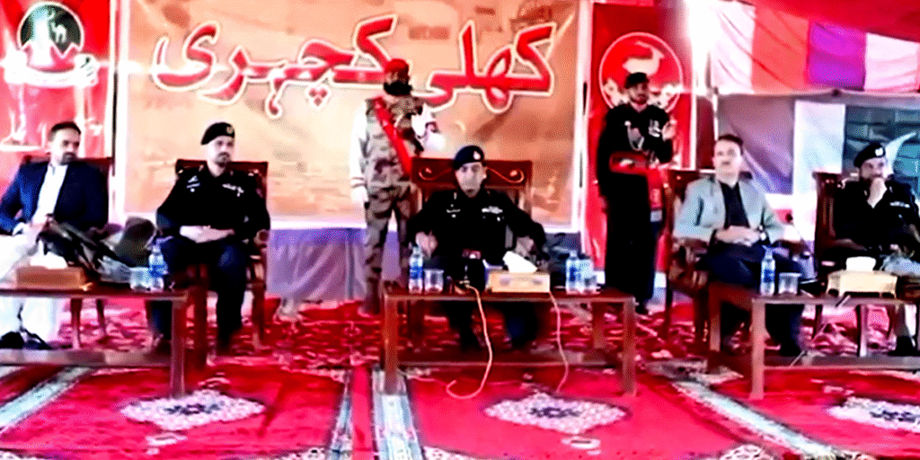 FC North, Tribal Elders Hold Open Court in Zhob