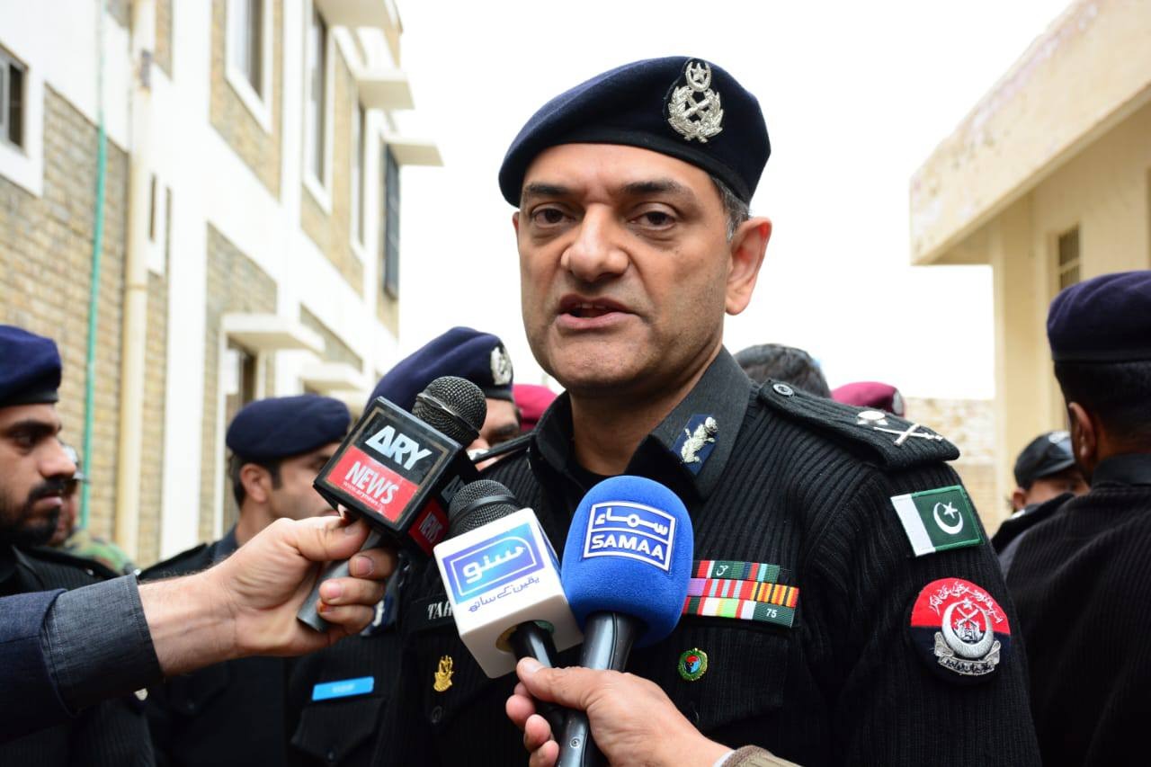 Inspector General of Police (IGP) Balochistan, Muhammad Tahir, conducted a one-day visit to the border district of Chaman on Sunday,