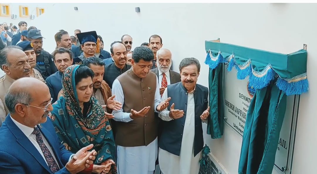 Governor visits Turbat, inaugurates University Senate Hall