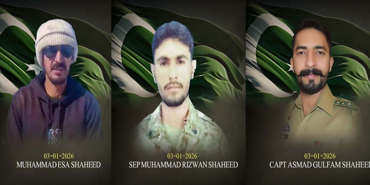 Three martyred in snow clearance operation