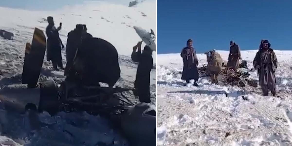 Indian Drone Crashes in Afghanistan