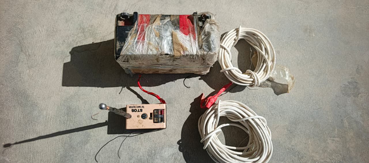 Forces neutralized 40 kg explosive material