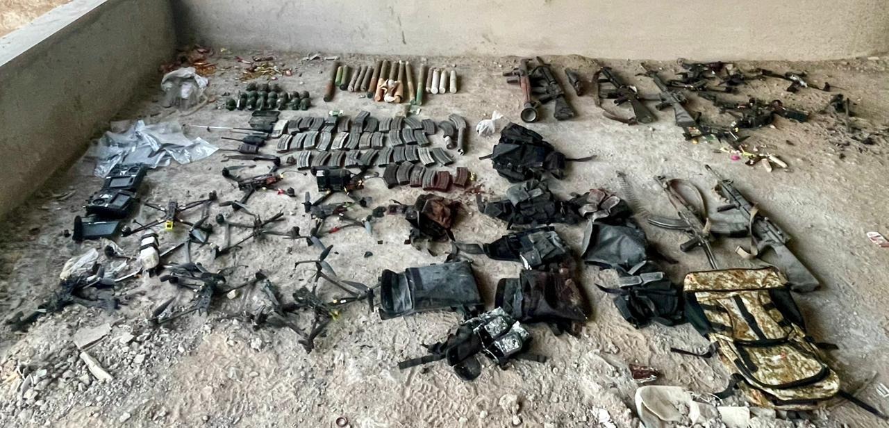 Foreign-made weapons recovered from Gwadar