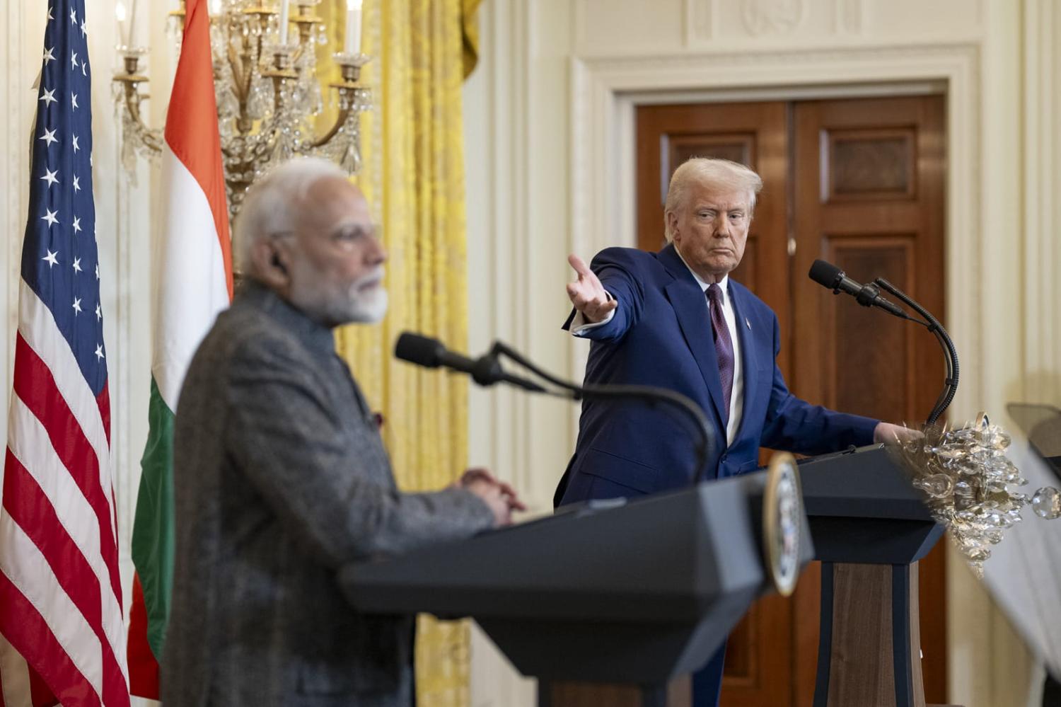 The United States President Donald Trump announced what he described as a major “trade deal’’ with India following a communication with Prime Minister Narendra Modi.