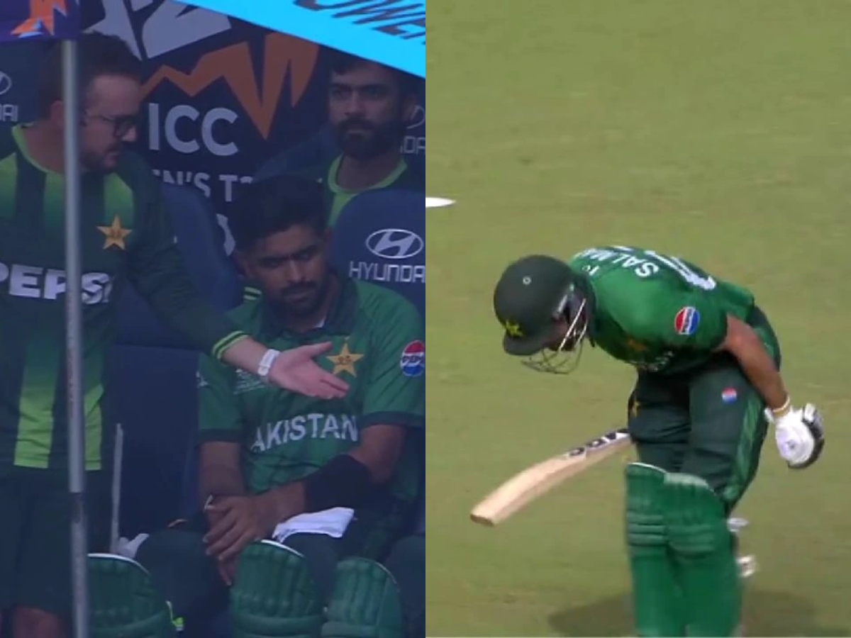 Salman Agha loses cool in dugout: Video goes viral