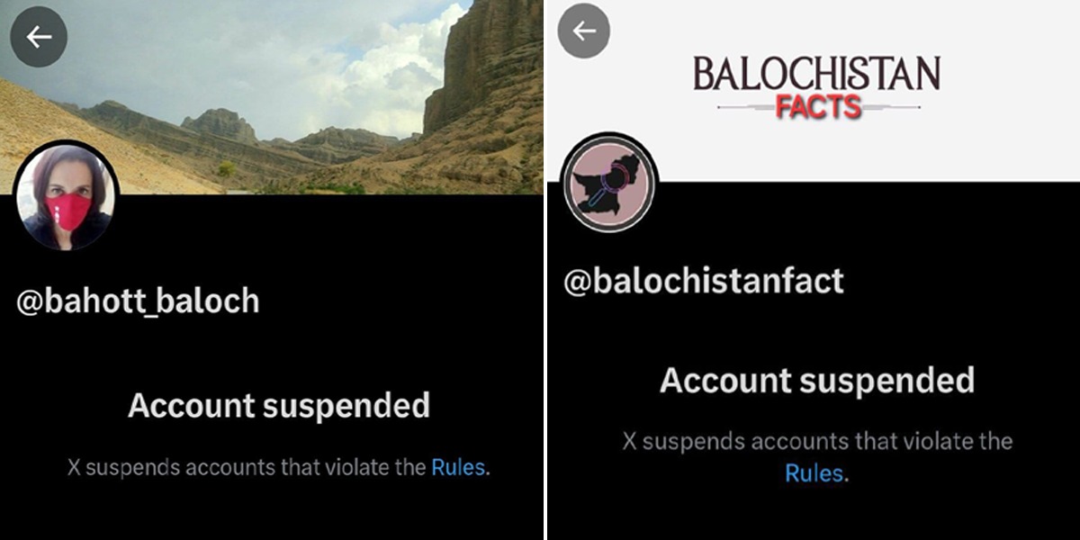 X Takes Down Two BLA Anti-Pakistan Propaganda Accounts