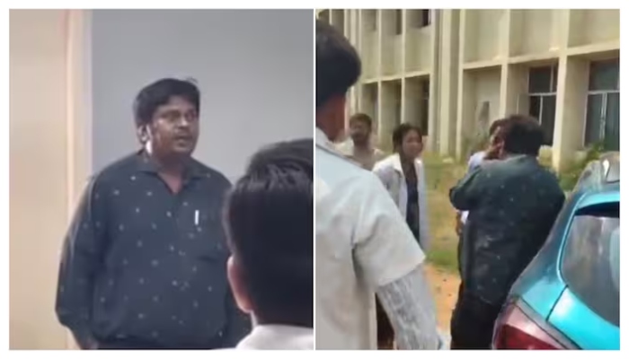Girl beats professor after his proposal for marriage