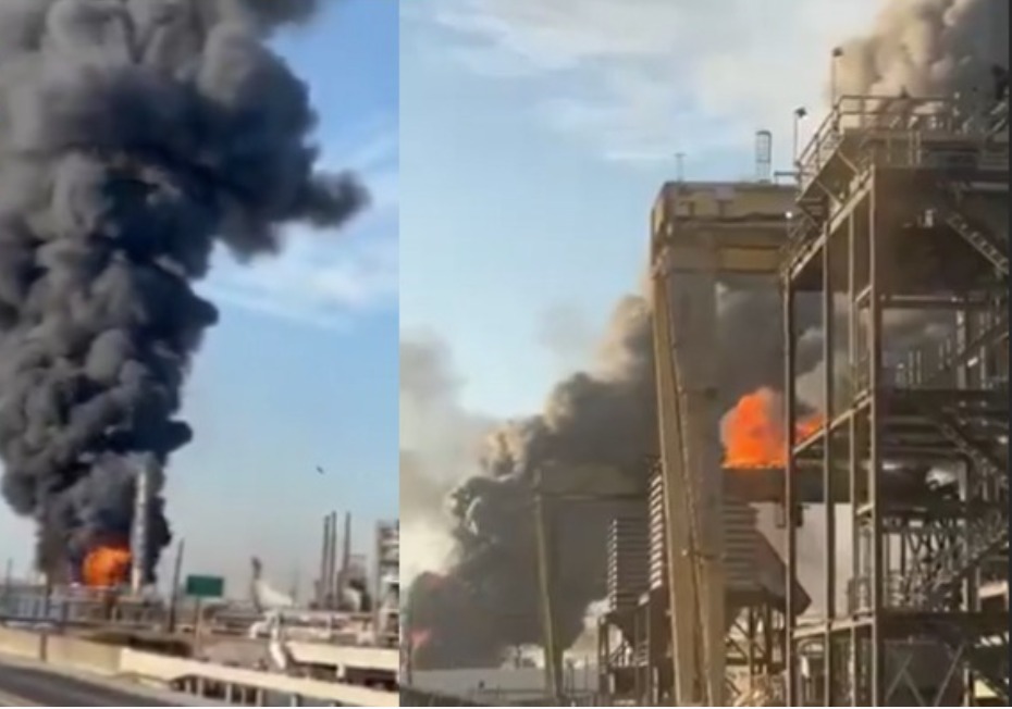 Explosion and Major Fire Erupt at Valero Oil Refinery in Texas
