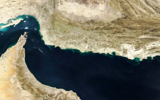 Over 150 ships anchored in Gulf Waters across Strait of Hormuz