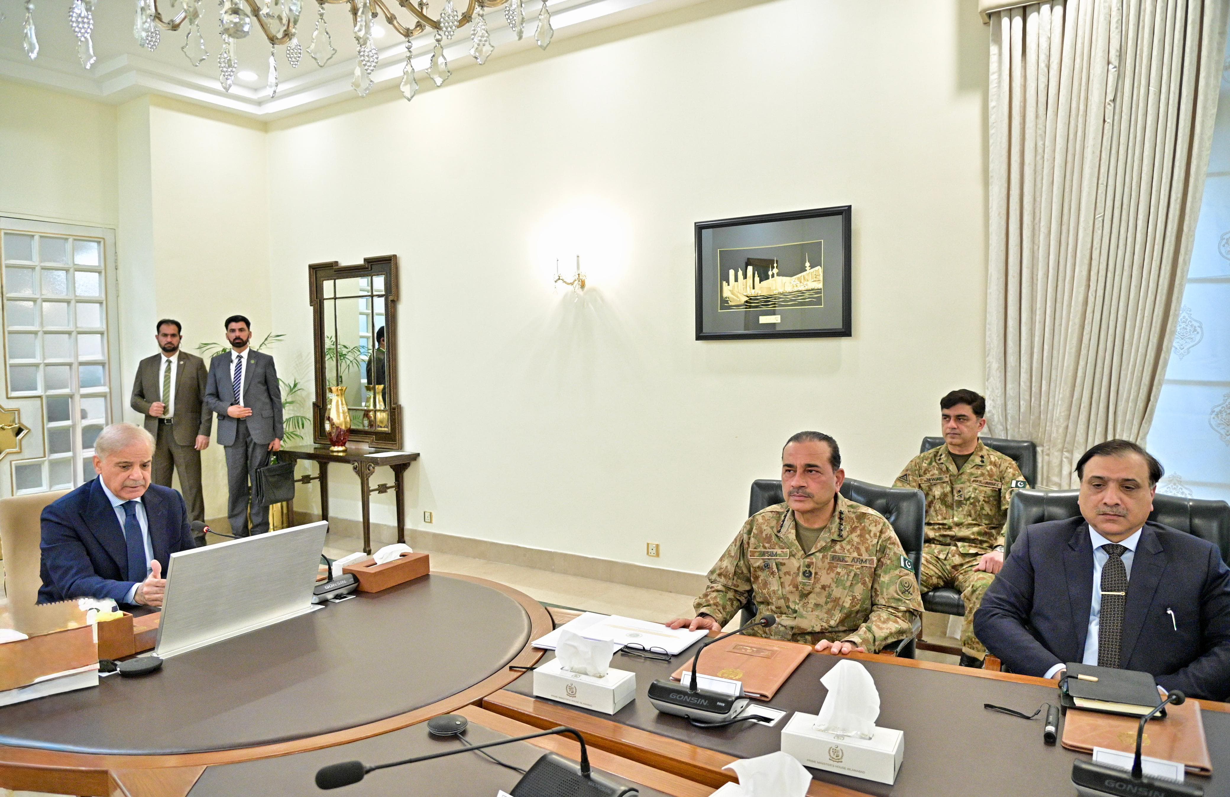 PM Shahbaz chairs high level meeting