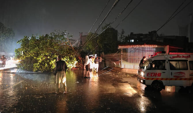 Karachi Storm Death Toll Rises to 21 After Collapses Across City