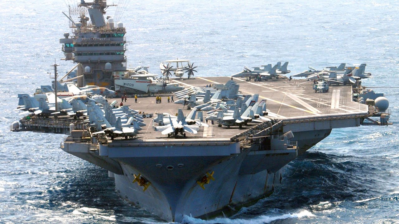 Iran launches missile attack on US’s aircraft carrier
