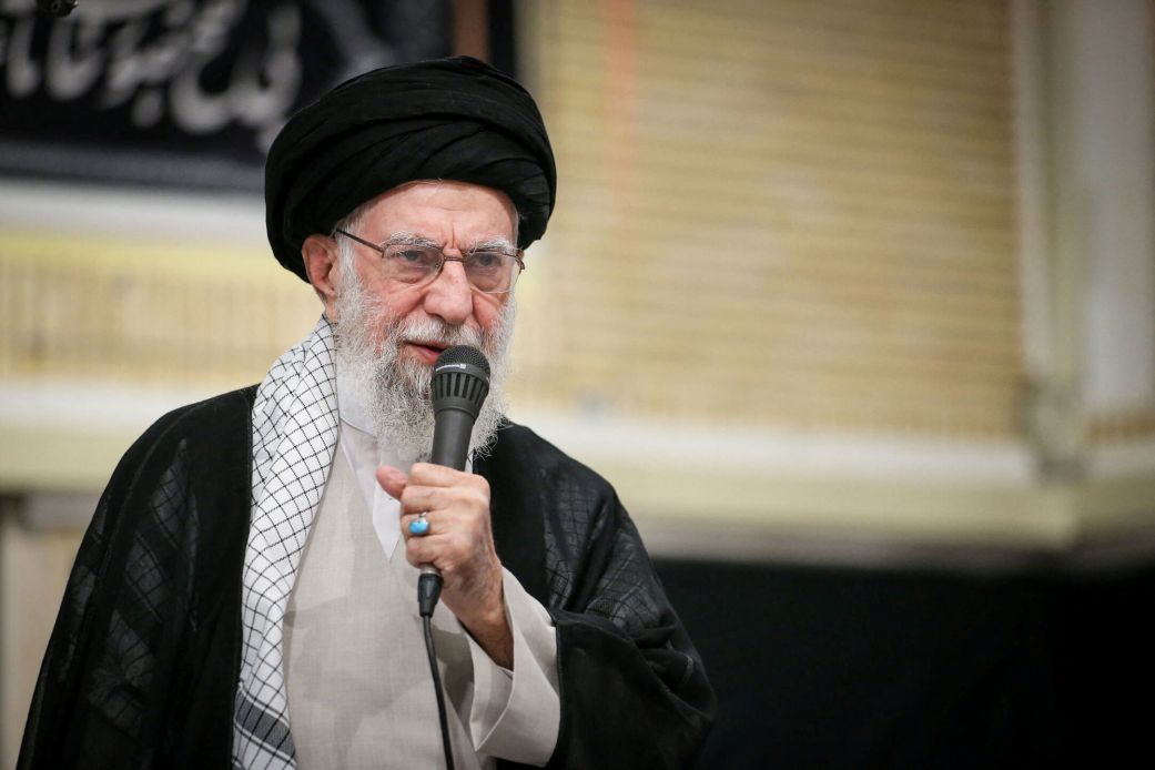Where was Ayatollah Khamenei martyred, what was he doing?