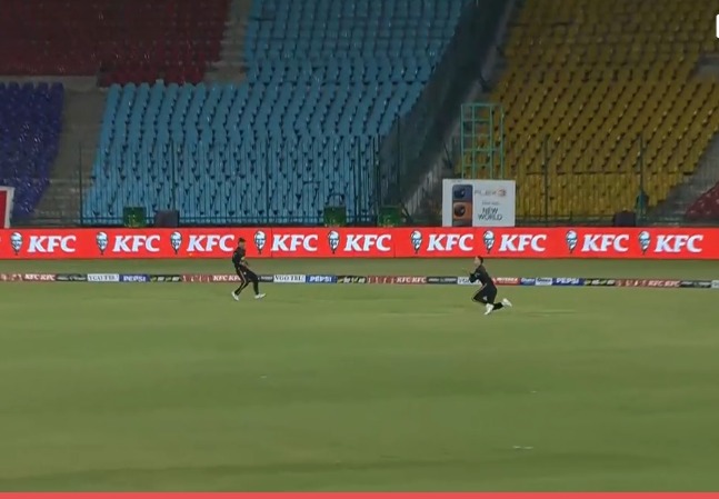 Young fast bowler picks up four wickets in one over