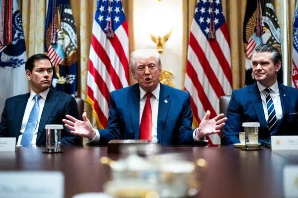 The negotiations are going good with Iran, and Iran wants to close the Strait of Hormuz again, Trump