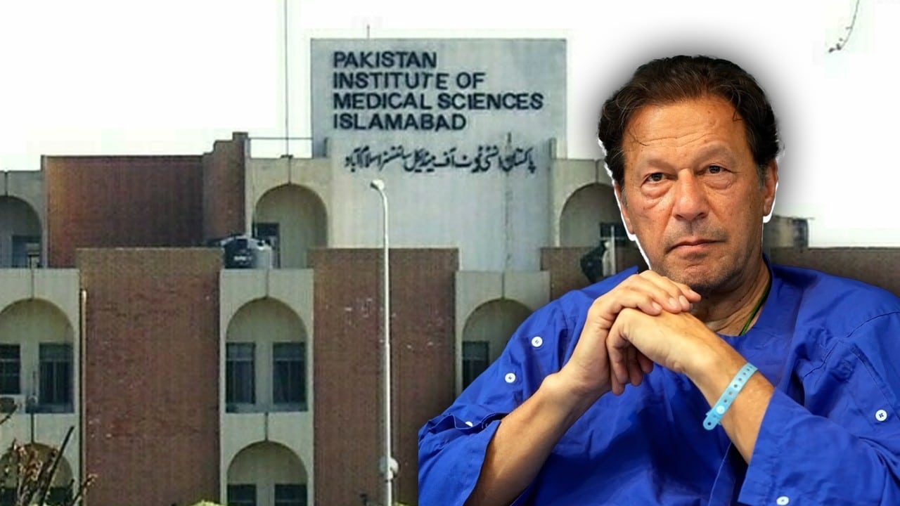 Imran Khan Receives Follow-Up Eye Treatment At PIMS