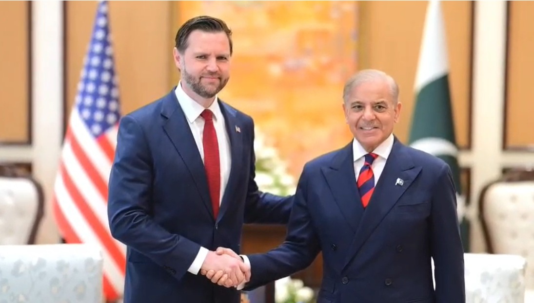 JD Vance Meets PM Shehbaz Ahead of US-Iran Talks
