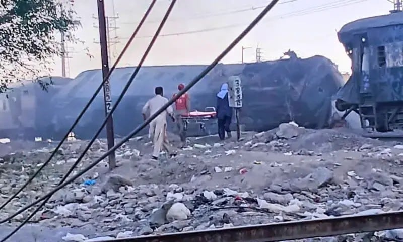 Chaman Phatak train blast kills 14, including three FC personnel