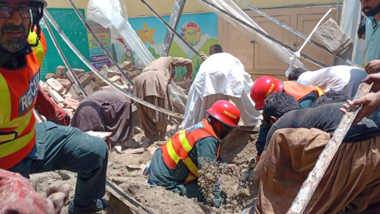School Roof Collapse in Dera Ghazi Khan Leaves 4 Dead