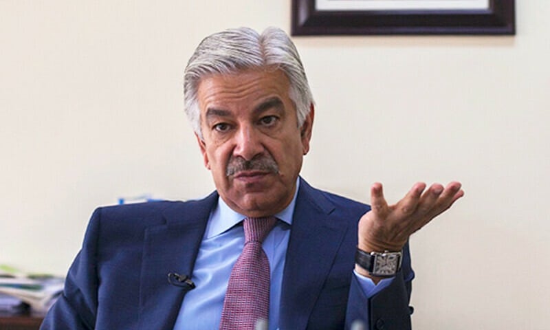 Khawaja Asif Links Afghan Government with India