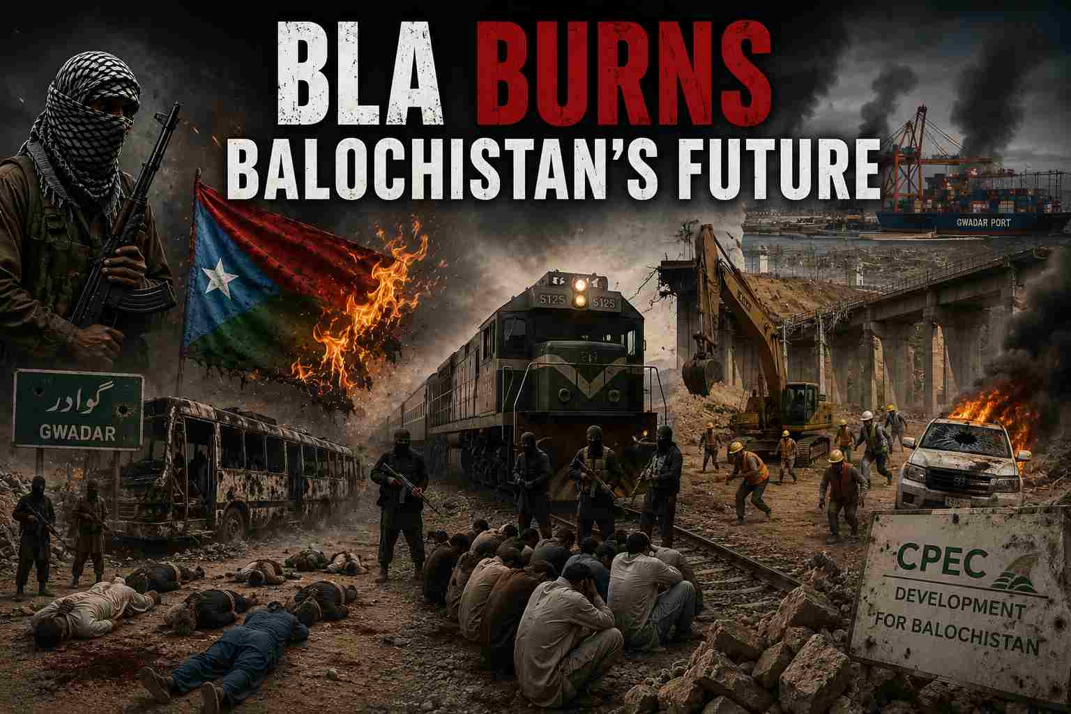 BLA Burns Balochistan’s Future