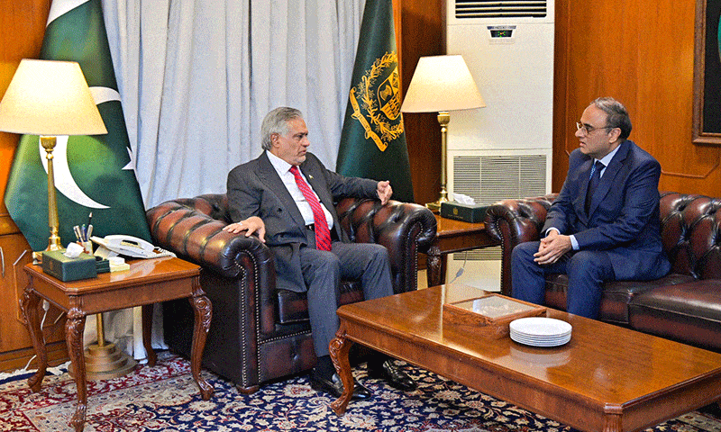 Pakistan Envoy-Designate to Iran Meets Ishaq Dar