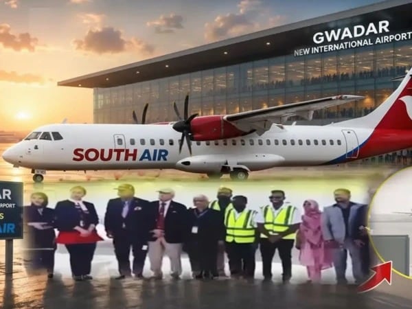 South Air Test Flight Lands at Gwadar Airport