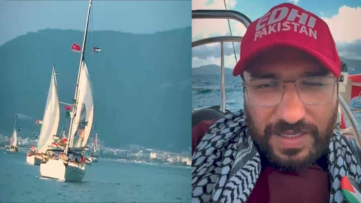 Saad Edhi returns to Karachi after release following Israeli interception of Gaza Aid Flotilla