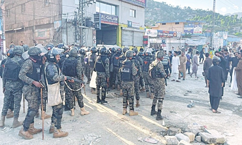 500 Extra Troops Deployed to AJK Against JAAC Miscreants