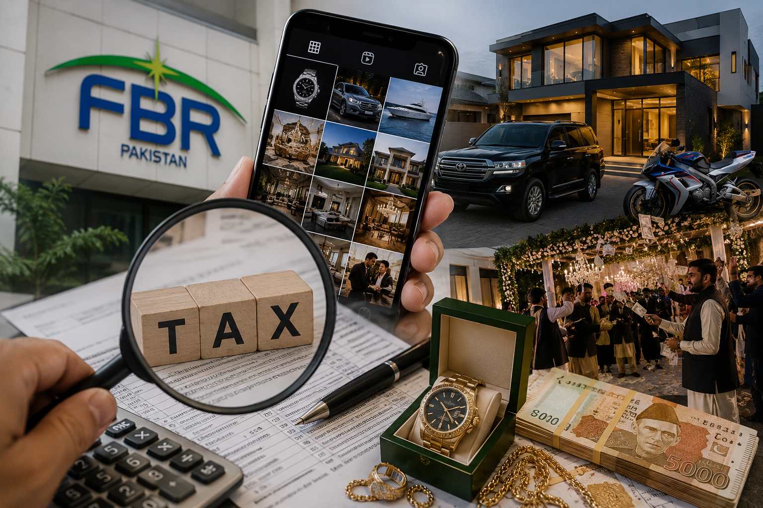 FBR to Target Non-Filers Flaunting Luxury Lifestyles on Social Media