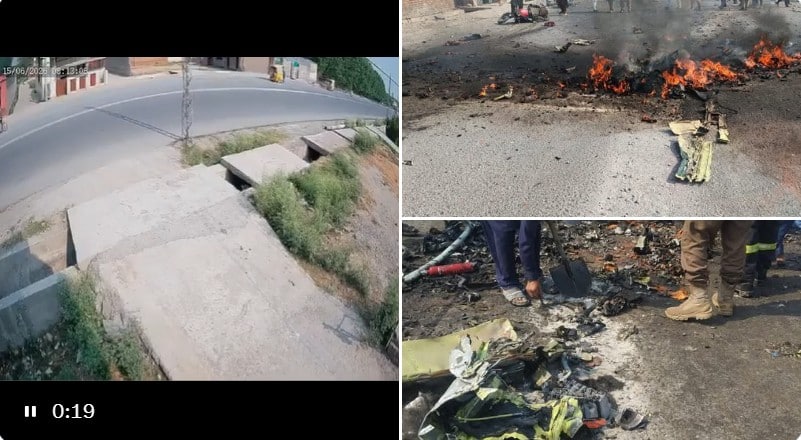 ISPR Confirms Martyrdom of Two Pilots in PAF Training Aircraft Crash in Mardan