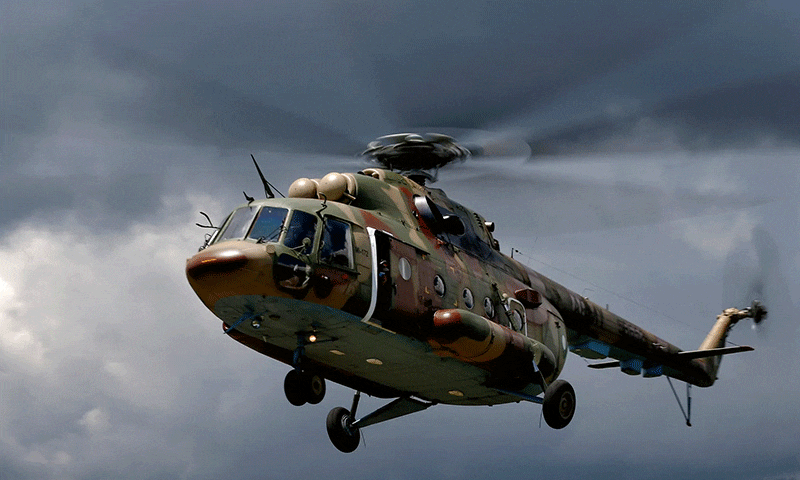Pakistan Army Mi-17 Helicopter Crashes in Muzaffarabad, All Personnel on Board Martyred