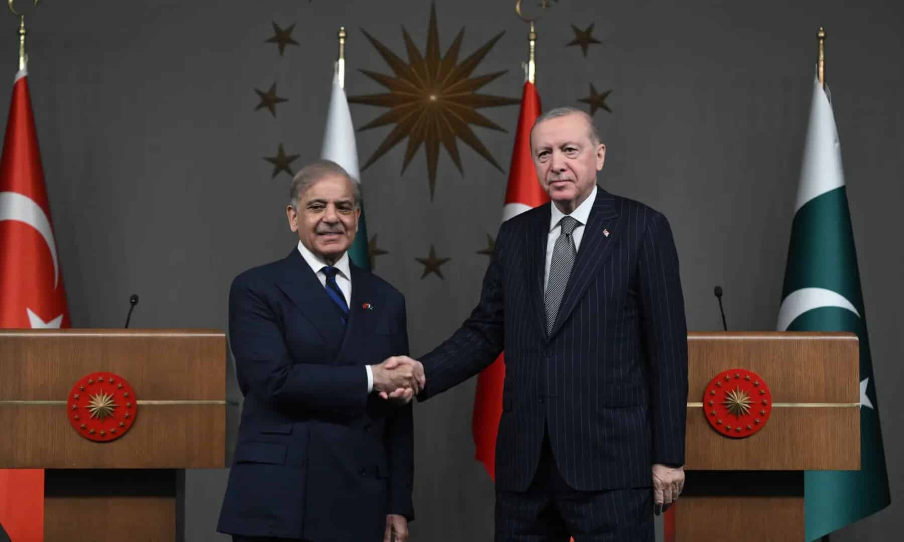 Pakistan, Türkiye confirm strategic partnership, target $5 Billion trade as PM Shehbaz meets President Erdoğan