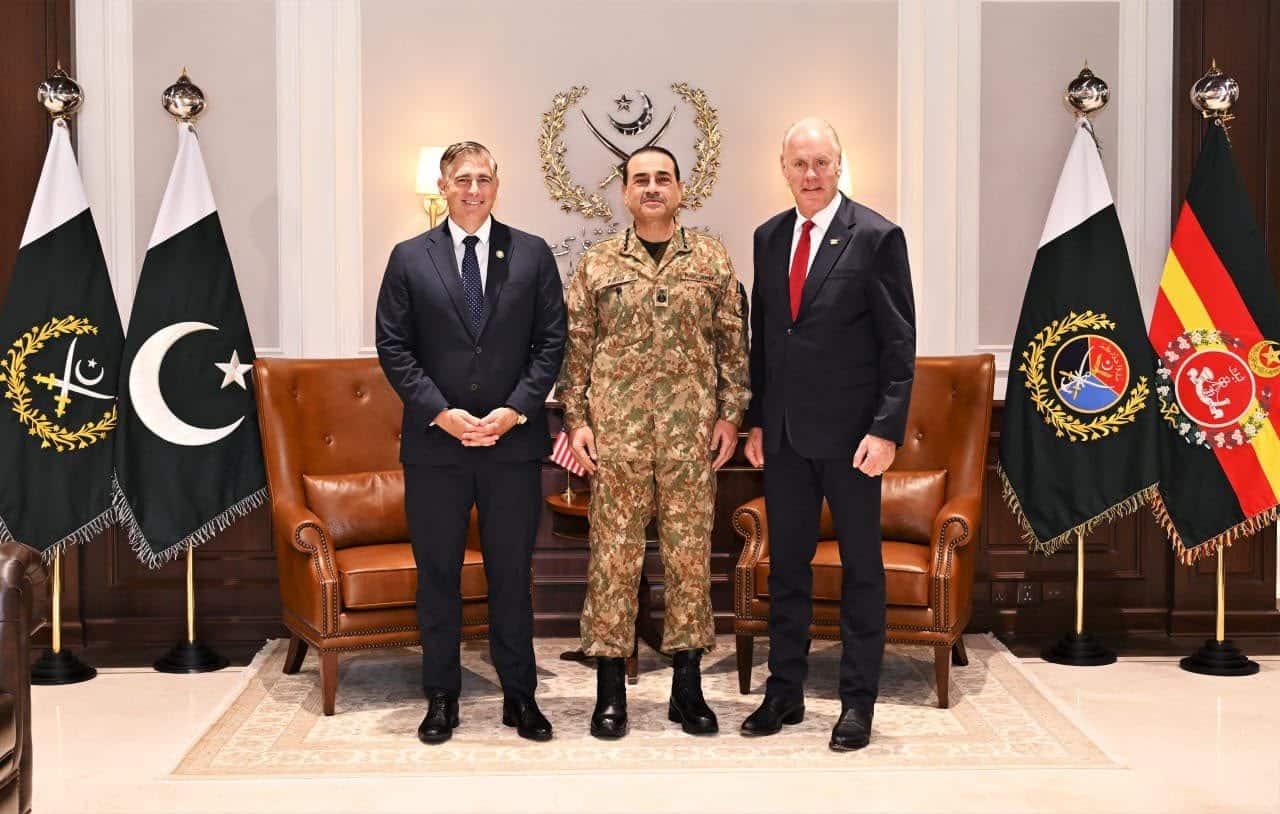US Lawmakers Meet Army Chief Asim Munir at GHQ