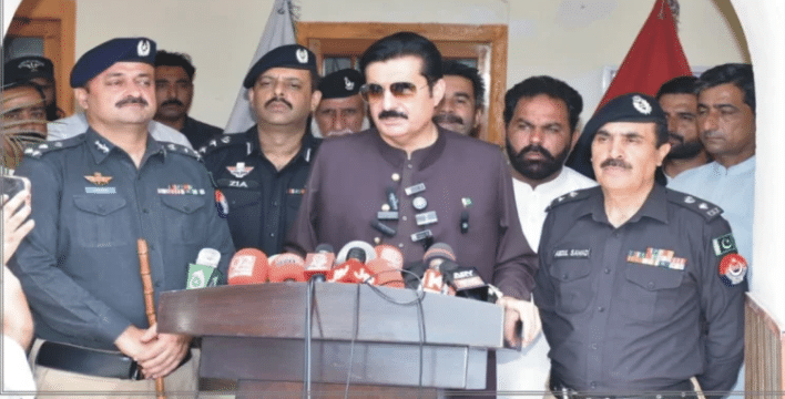 KP Governor says over 1,300kg of explosives used in Manjhi Khel check post attack