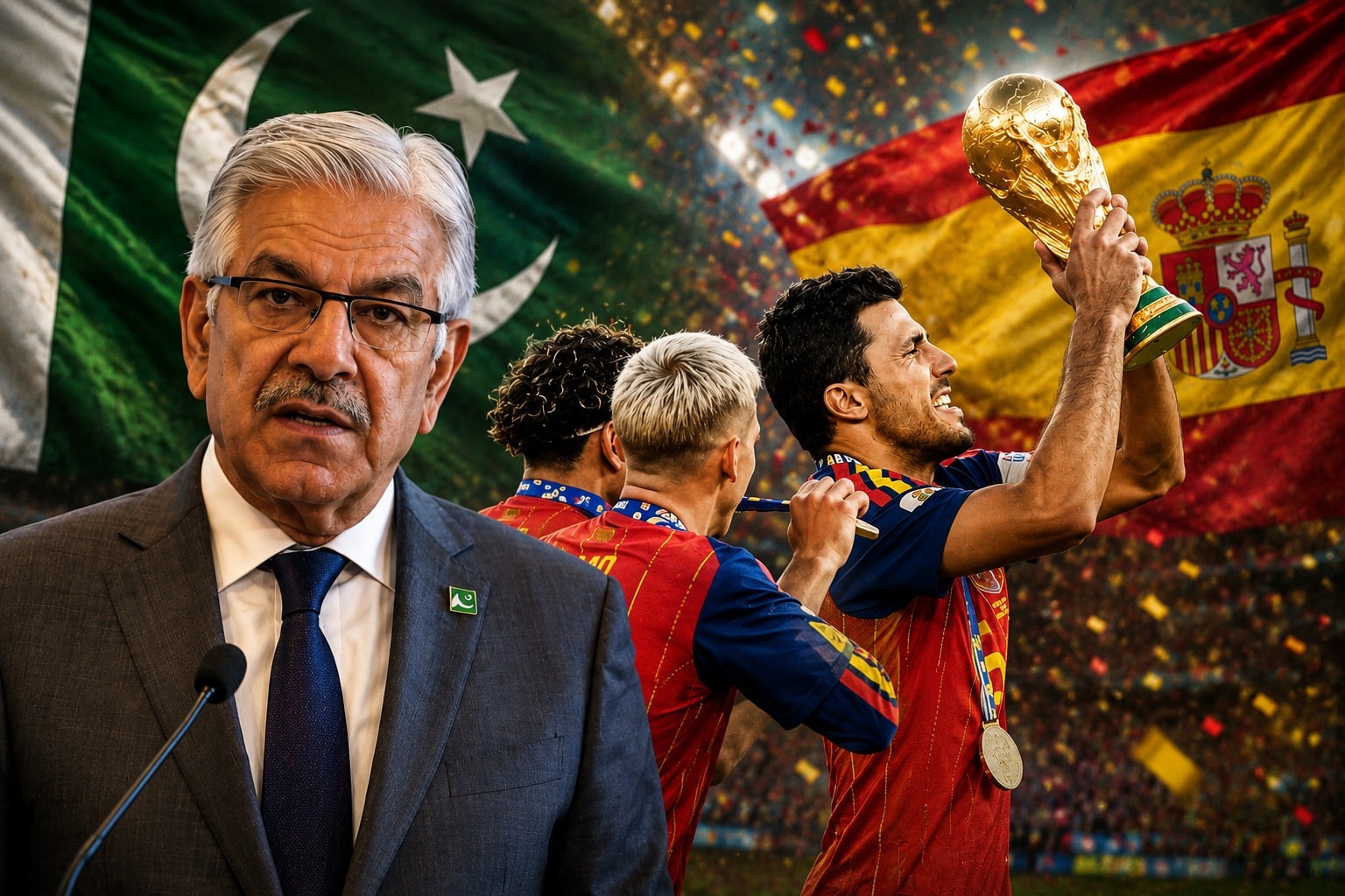 'Viva España, Viva Palestine': Pakistan Defence Minister Congrats Spain on World Cup Triumph