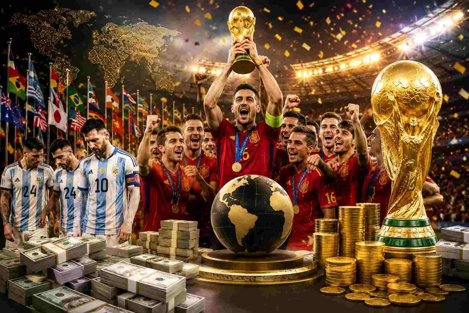How Much Did Spain Earn for Winning the FIFA World Cup?