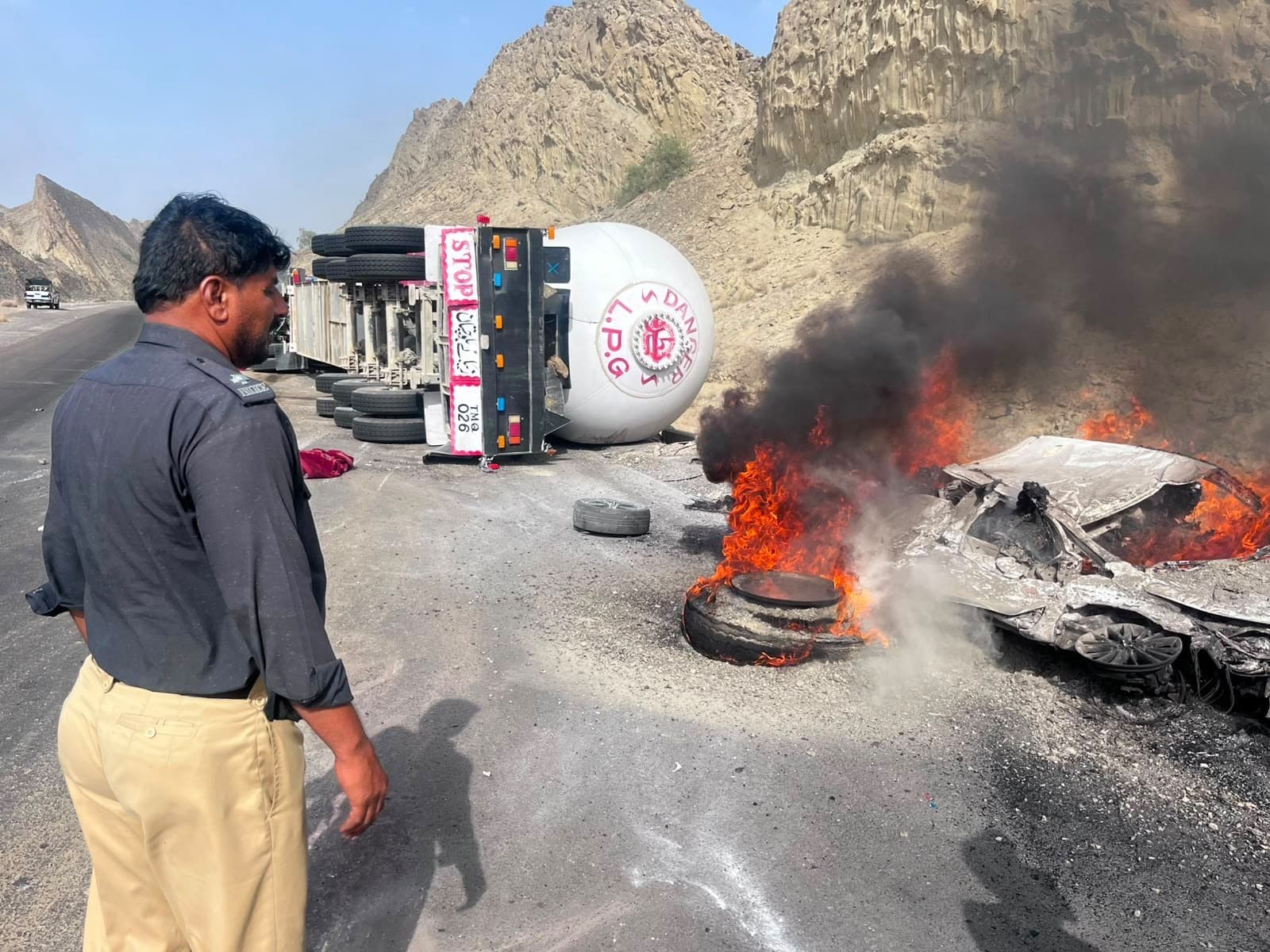 Ormara Coastal Highway Crash: Six Dead in Corolla and Bowzer Collision