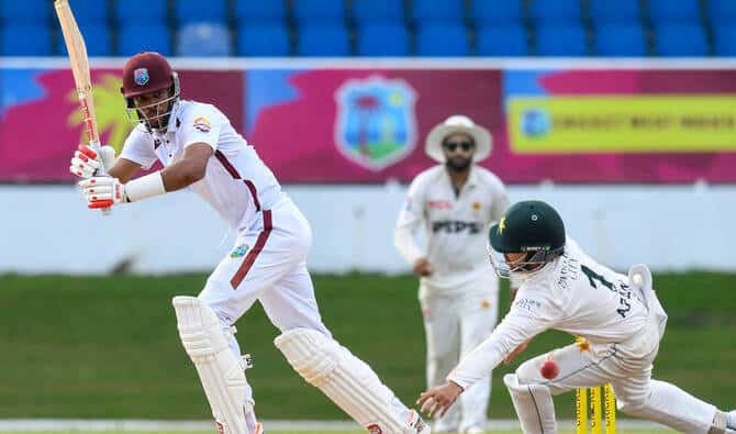 Pak vs WI: Greaves' Unbeaten Fifty Lifts West Indies to 239-5 on Day One of Second Test