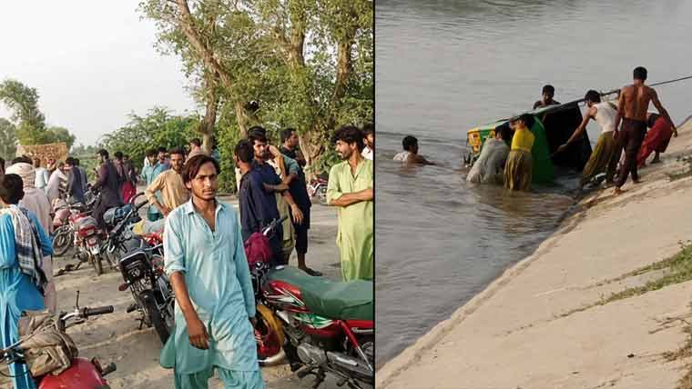 Loader Rickshaw Plunges into Canal in Kot Addu