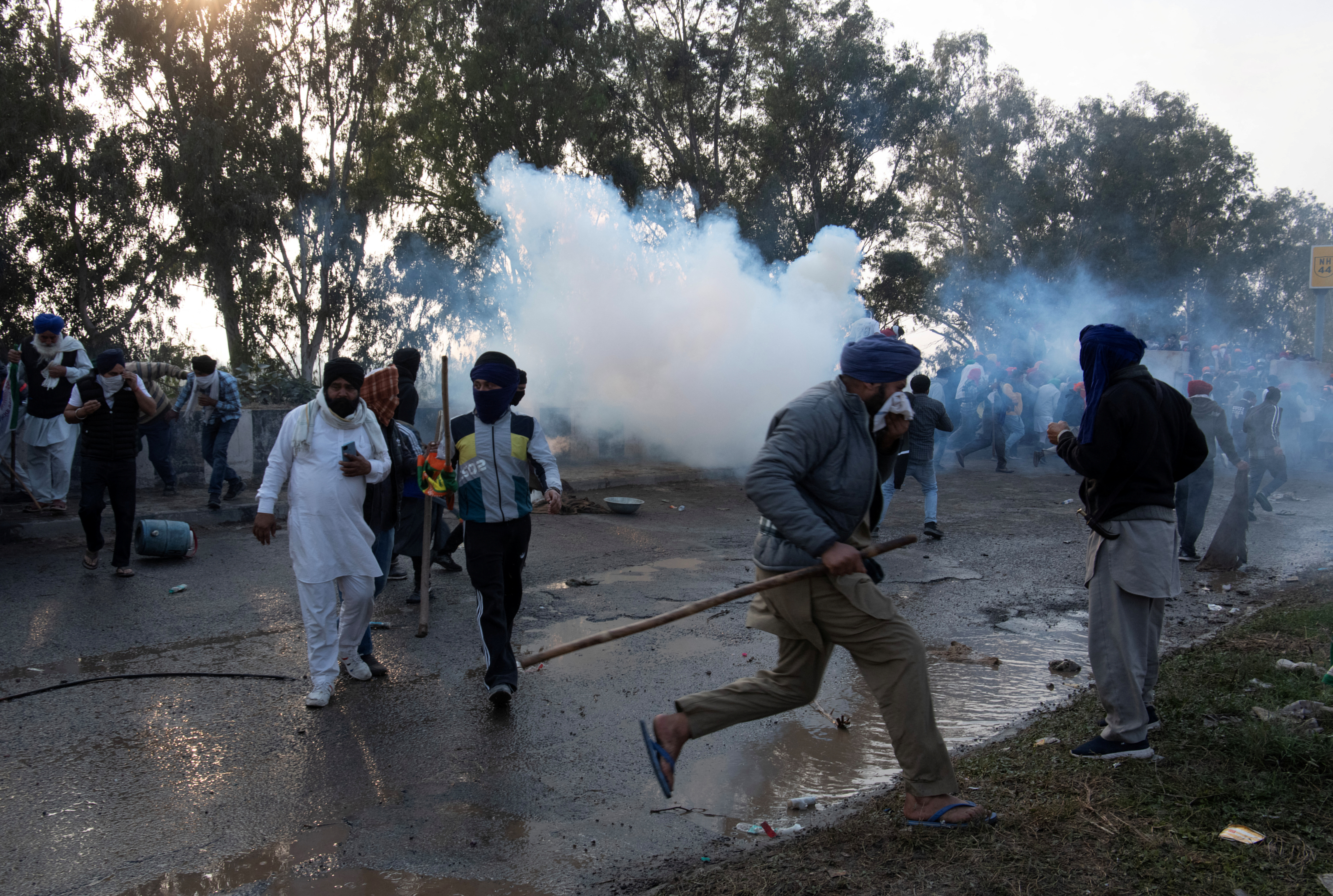 Clashes and Highway Blockade in Ambala Over Arrests