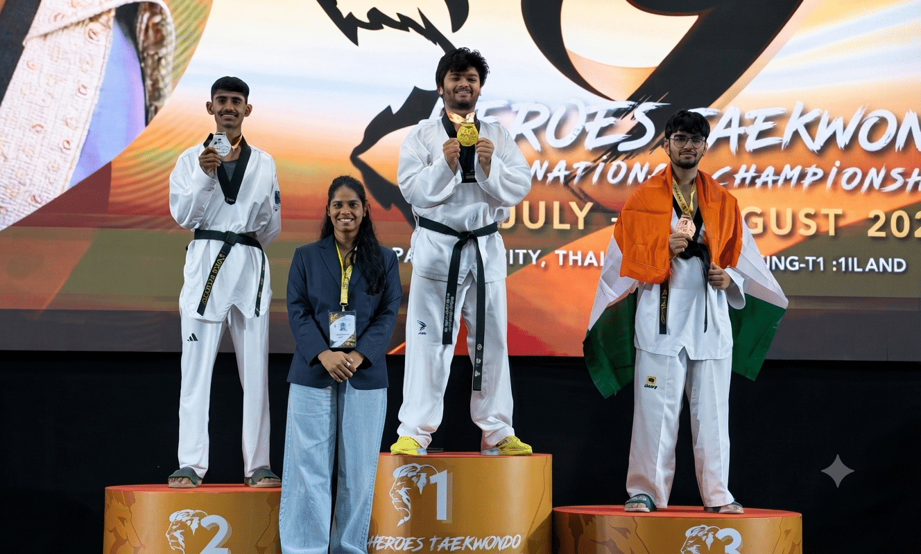 Pakistan's Ahsan Mahsood Wins Gold at International Taekwondo Championship in Thailand