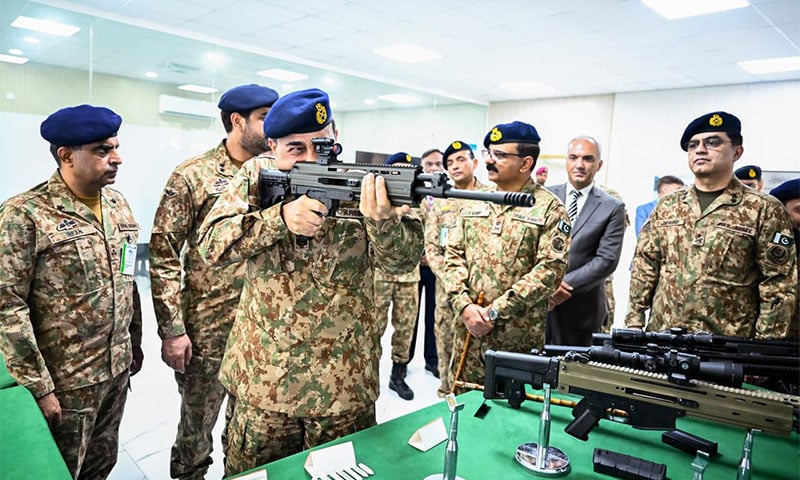 Field Marshal Asim Munir Visits POF Wah, Reviews Defence Production