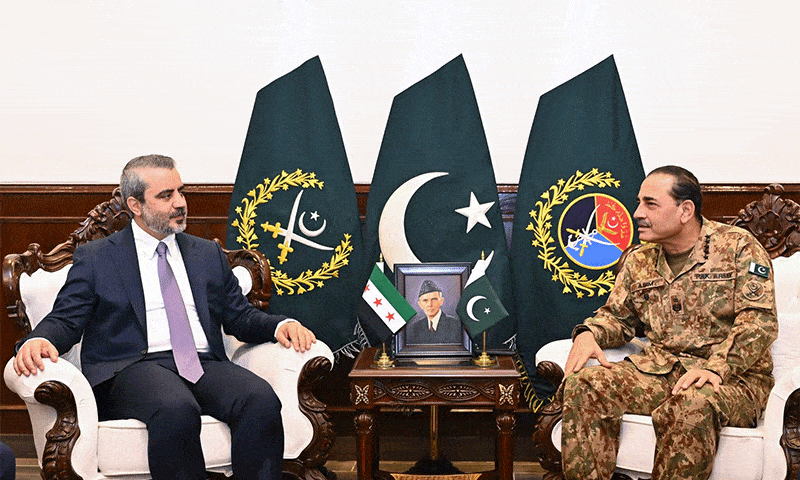 Syrian FM Meets Asim Munir to Discuss Regional Security, Defence Cooperation