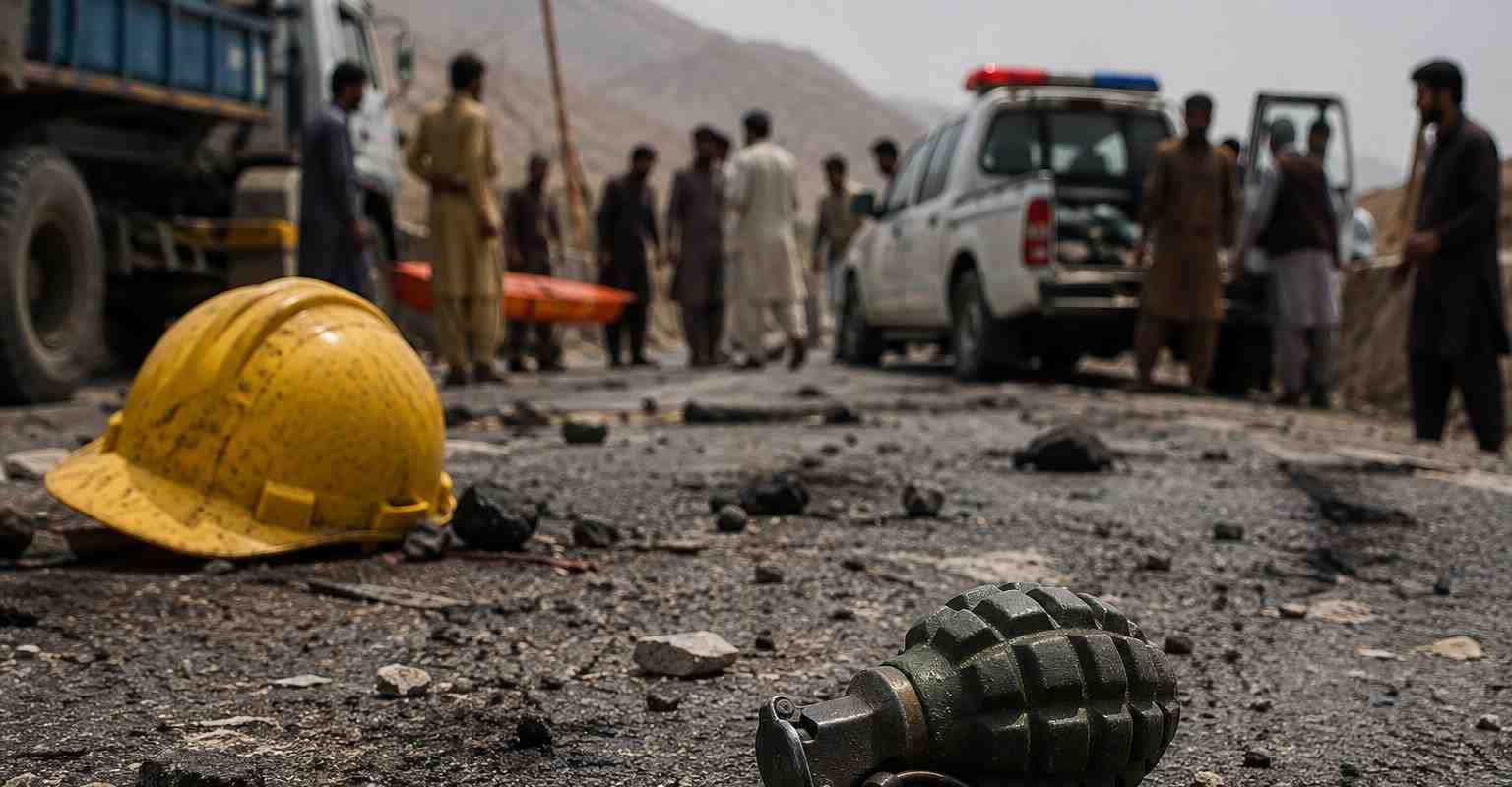 Grenade Attack on Road Workers Leave One Dead, Four injured in Chaman