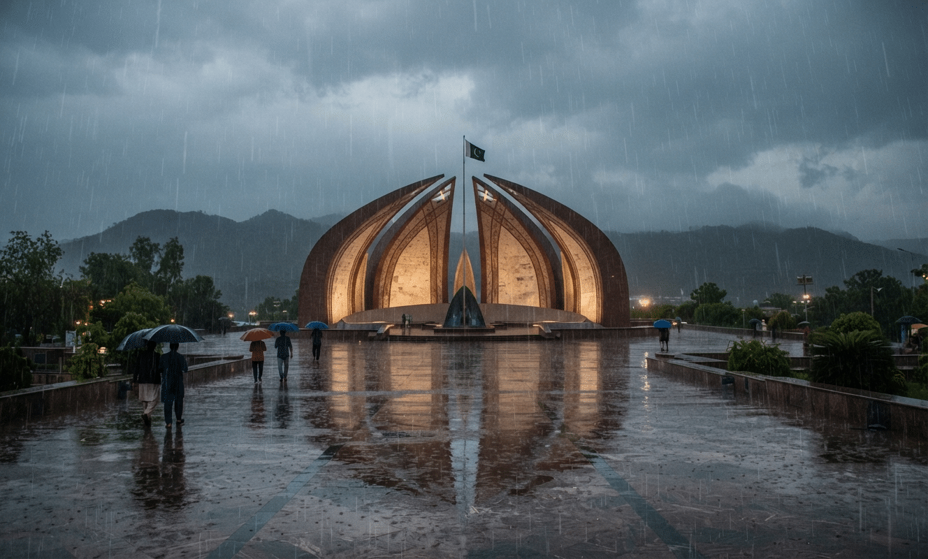 Heavy Rain in Pakistan as PMD Warns of Urban Flooding, Landslides