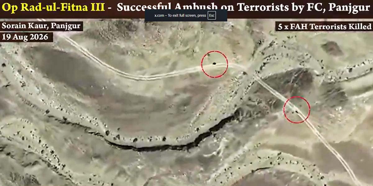 Five Militants Killed in Security Operation in Panjgur, Balochistan