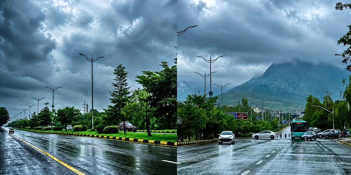 Heavy Rain in Islamabad Triggers Traffic Safety Alert
