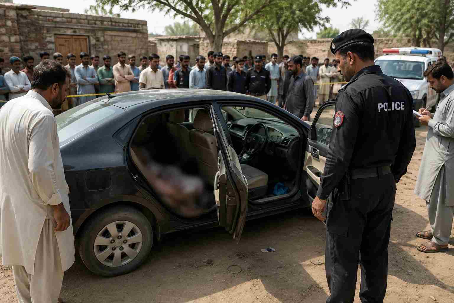 Four Children Die of Suffocation Inside Parked Car in Mianwali
