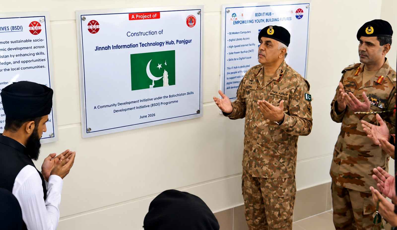 Development Projects in Panjgur Inaugurated With Pakistan Army Support
